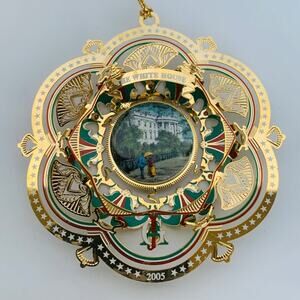 Baldwin Brass ChemArt White House Ornament